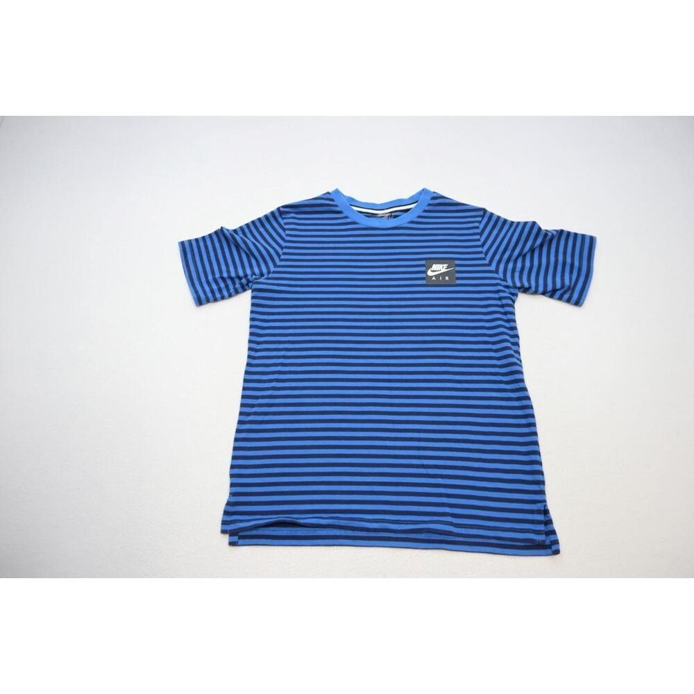Nike Air Tee Shirt Short Sleeve Striped Blue boys Size‎ XL (LARGE)